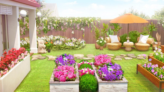 اسکرین شات 3 بازی Home Design : My Dream Garden