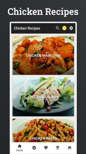 اسکرین شات 1 برنامه Chicken Recipes: Cookbook App