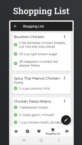 اسکرین شات 5 برنامه Chicken Recipes: Cookbook App