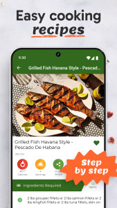 اسکرین شات 2 برنامه Fish Recipes: Cookbook App