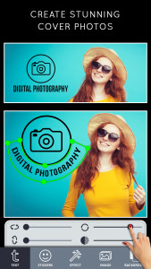 اسکرین شات 1 برنامه Cover Photo Maker - Banners &