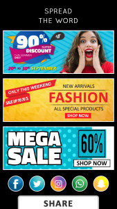 اسکرین شات 6 برنامه Cover Photo Maker - Banners &