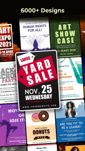 اسکرین شات 1 برنامه Poster Maker – Flyers & Posts