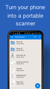 اسکرین شات 1 برنامه Fast Scanner - PDF Scan App