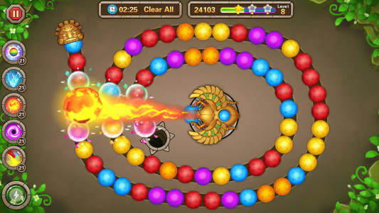 اسکرین شات 2 بازی Jungle Marble Blast