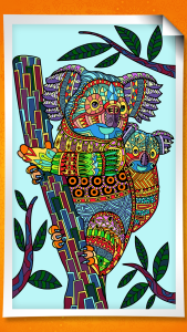 اسکرین شات 6 برنامه Coloring book for adults
