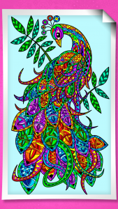اسکرین شات 2 برنامه Coloring book for adults