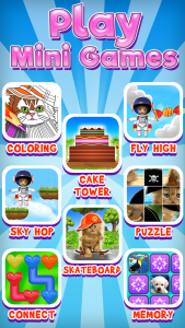 اسکرین شات 7 برنامه Talking baby cat. Talking game