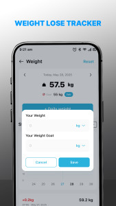 اسکرین شات 4 برنامه Pedometer: Run & Step Tracker