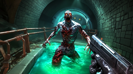 اسکرین شات 5 بازی Zombie Fire 3D: Offline Game