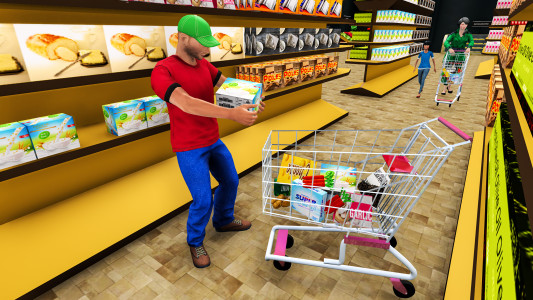 اسکرین شات 5 بازی Pretend Supermarket shopping