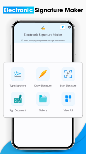 اسکرین شات 2 برنامه Electronic Signature Maker