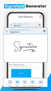 اسکرین شات 1 برنامه Electronic Signature Maker