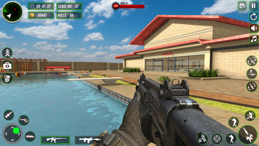 اسکرین شات 1 بازی Fps Gun Shooting Games 3d