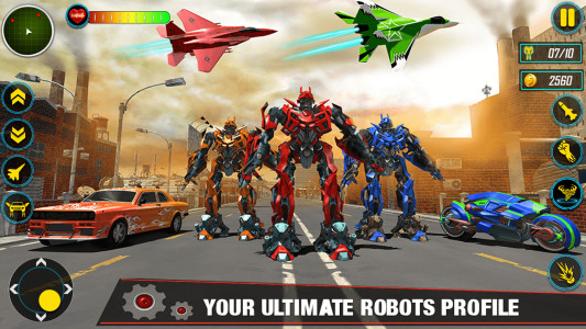 اسکرین شات 6 بازی Multi Robot Car Transform Game