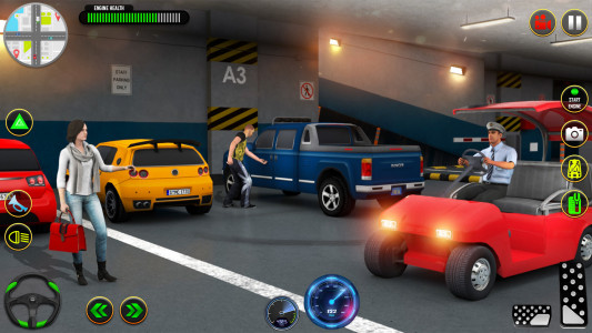 اسکرین شات 4 بازی Taxi Car Driving: Car Games 3d