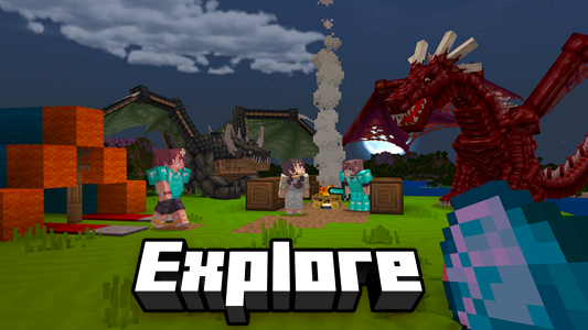 اسکرین شات 1 بازی Craftsman Dragons:Ride & Train