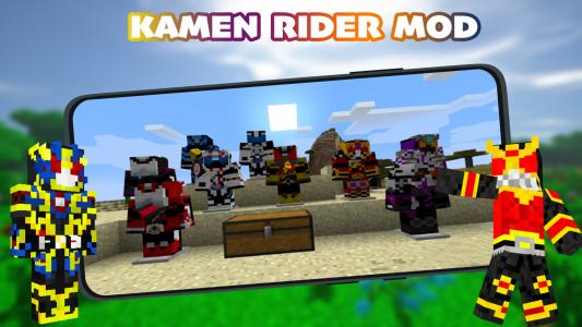 اسکرین شات 3 برنامه Kamen Rider Mod For MCPE