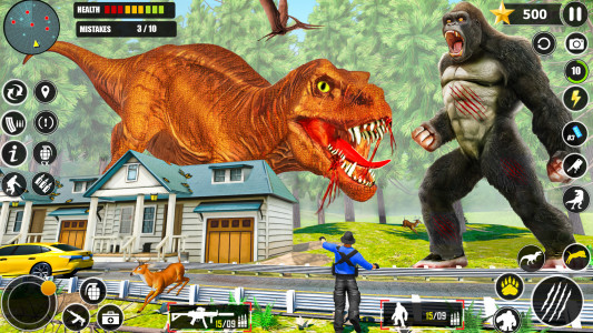 اسکرین شات 8 برنامه Wild Gorilla Game: Smash City