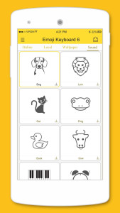 اسکرین شات 5 برنامه Emoji Keyboard 6