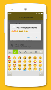 اسکرین شات 4 برنامه Emoji Keyboard 6