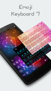 اسکرین شات 1 برنامه Emoji Keyboard 7 - Cute Sticke