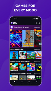 اسکرین شات 3 برنامه CrazyGames: Play 2500+ Games