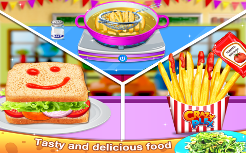 اسکرین شات 4 بازی School Lunchbox Food Maker