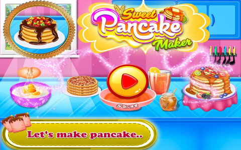 اسکرین شات 1 بازی Sweet Pancake Maker Game