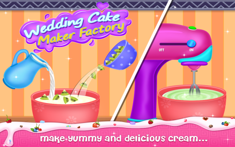 اسکرین شات 2 بازی Wedding Cake Maker Factory