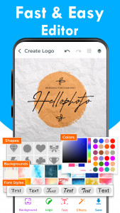 اسکرین شات 3 برنامه Logo Maker and Logo Creator