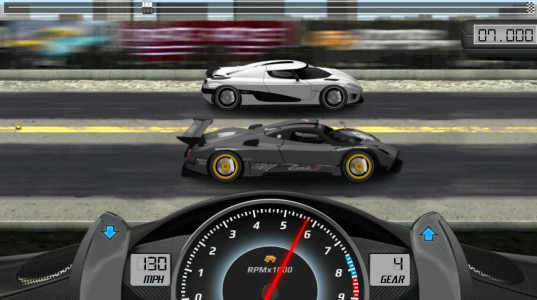 اسکرین شات 2 بازی Drag Racing
