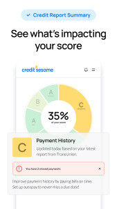 اسکرین شات 3 برنامه Credit Sesame: Grow your score