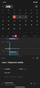اسکرین شات 4 برنامه Notion Calendar
