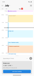 اسکرین شات 1 برنامه Notion Calendar