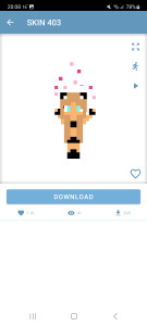 اسکرین شات 5 برنامه Mini Skins for Minecraft PE