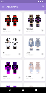 اسکرین شات 7 برنامه Skins for Minecraft 2