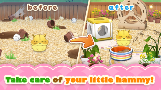 اسکرین شات 1 بازی Hamster Life match and home