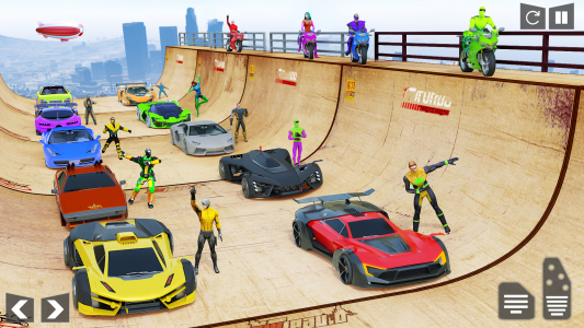 اسکرین شات 3 بازی Mega Ramp Car Stunt Hero Games