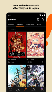 اسکرین شات 2 برنامه Crunchyroll: Anime Streaming