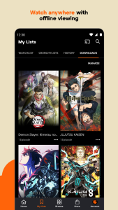 اسکرین شات 6 برنامه Crunchyroll: Anime Streaming