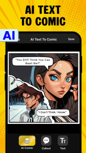 اسکرین شات 6 برنامه Cartoon Comic Strip Maker