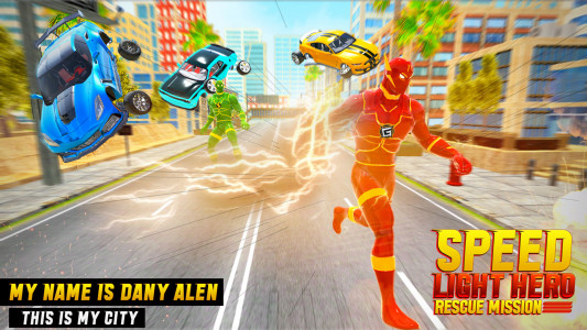 اسکرین شات 2 بازی Flashhero Superhero Mission 3D
