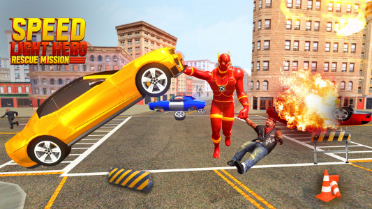 اسکرین شات 3 بازی Flashhero Superhero Mission 3D