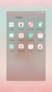 اسکرین شات 3 برنامه Cute Girl Theme