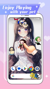 اسکرین شات 4 برنامه Shimeji - DIY my lovely friend