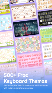اسکرین شات 1 برنامه Emoji Keyboard: Themes & Fonts