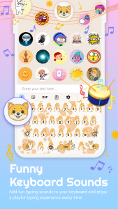 اسکرین شات 6 برنامه Emoji Keyboard: Themes & Fonts