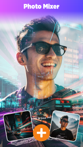 اسکرین شات 5 برنامه Photo Mixer - Photo Blender