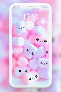اسکرین شات 1 برنامه Cute Wallpaper